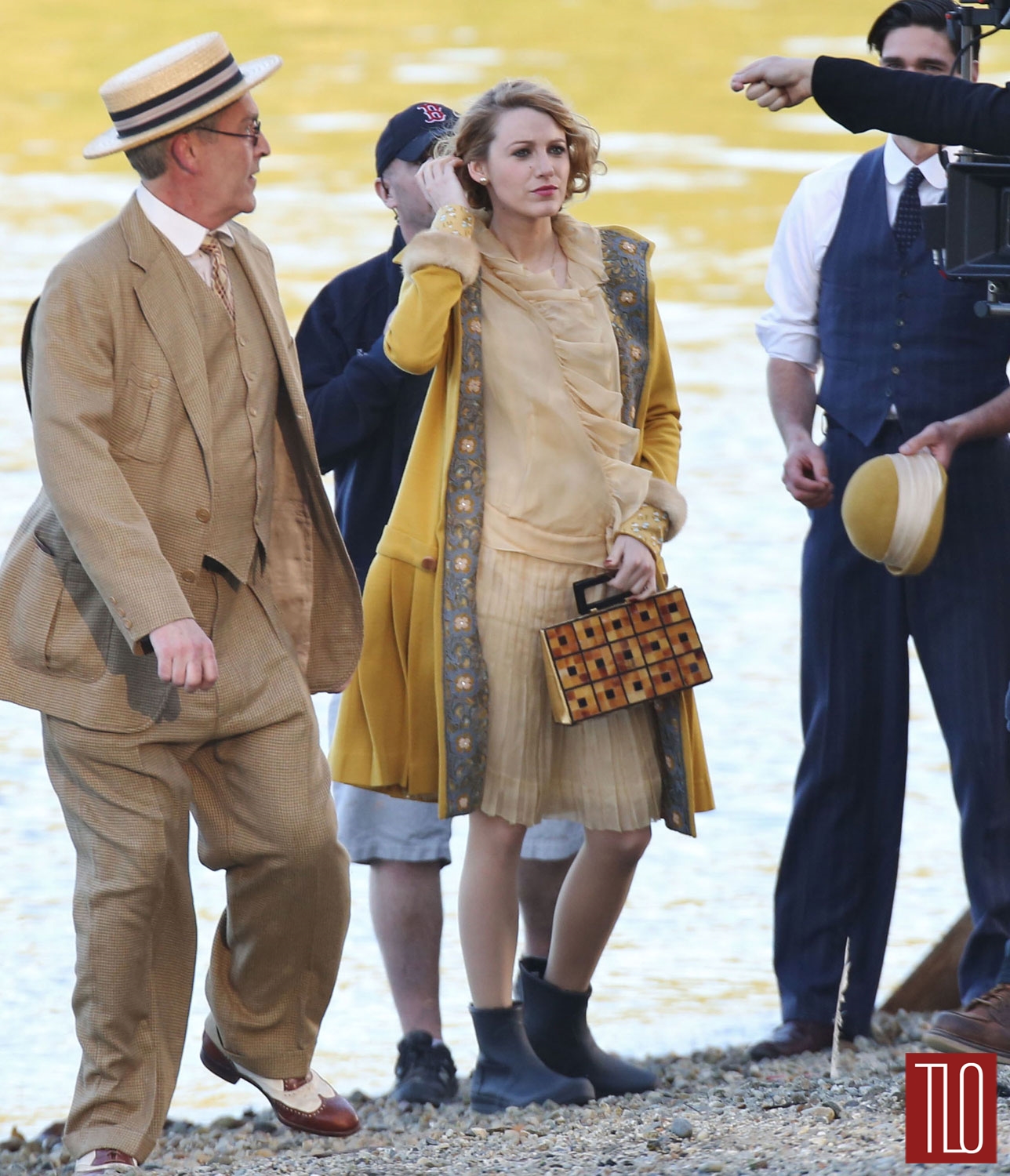 Blake Lively on the Set of ���The Age Of Adaline��� | Tom and Lorenzo.