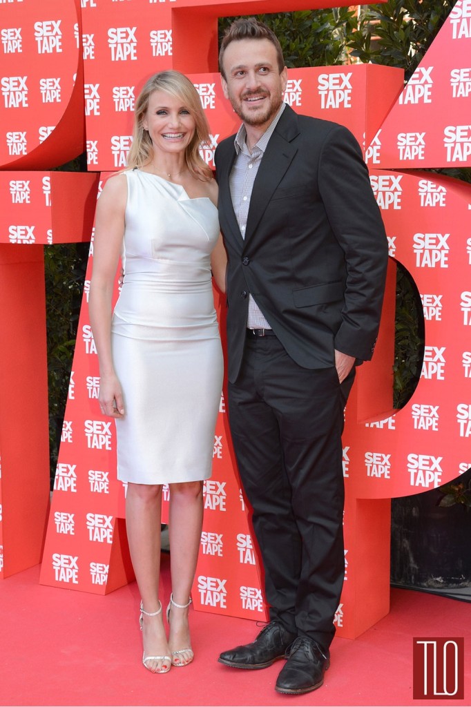 Cameron Diaz And Jason Segel At The Sex Tape Barcelona Photocall