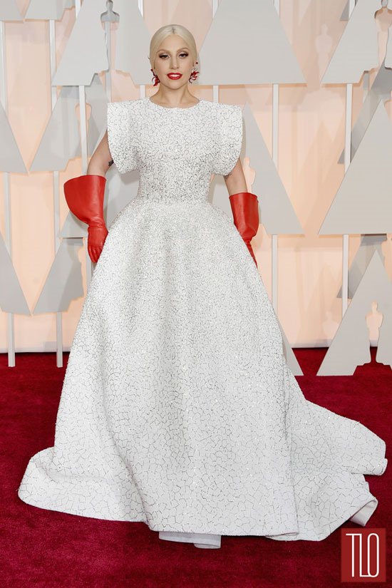 Lady Gaga In Azzedine Alaïa At The Oscars Tom Lorenzo 