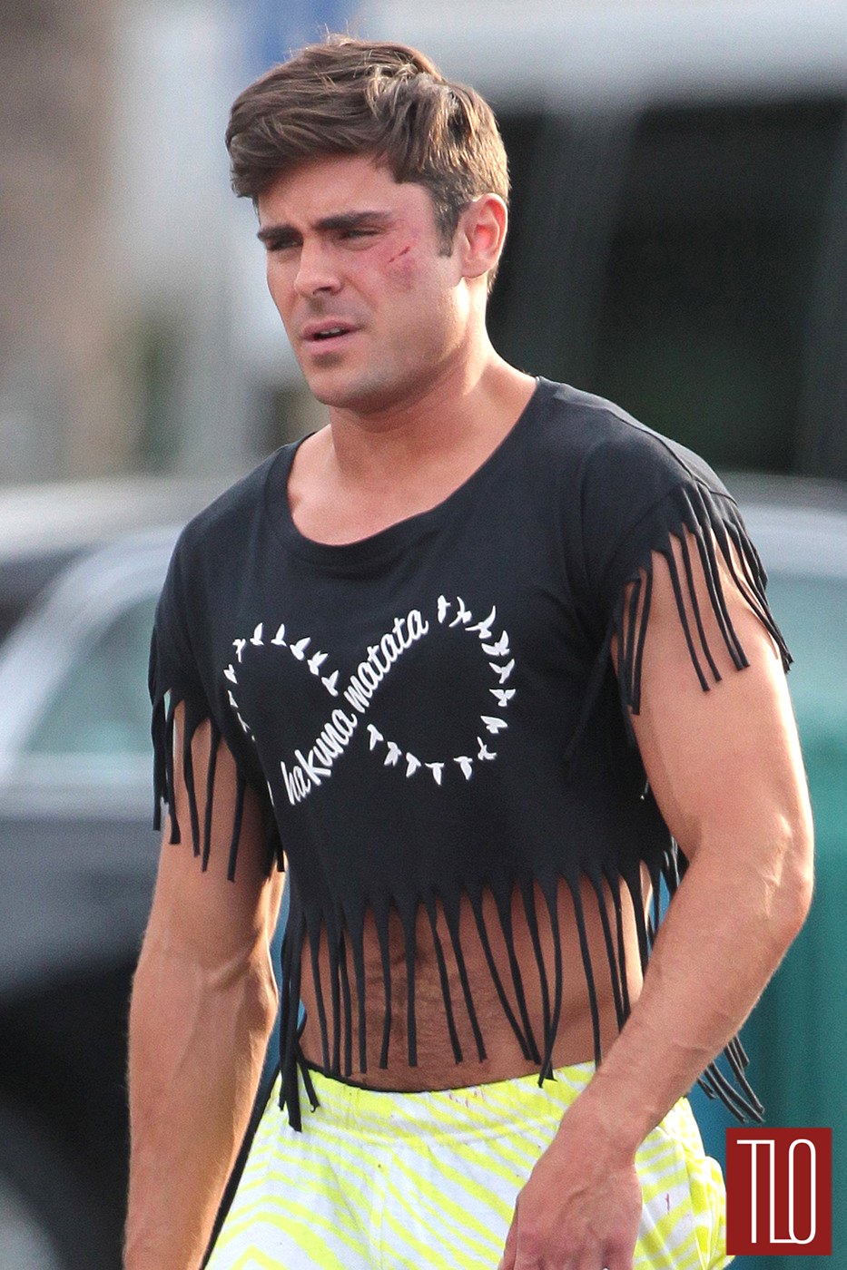 Zac Efron on the Set of 'Dirty