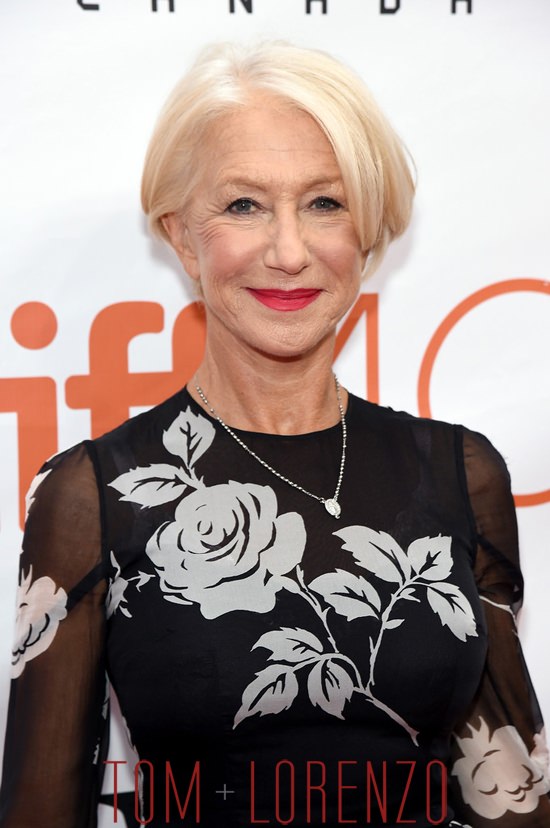 Helen Mirren attends the Eye in the Sky premiere during the 2015