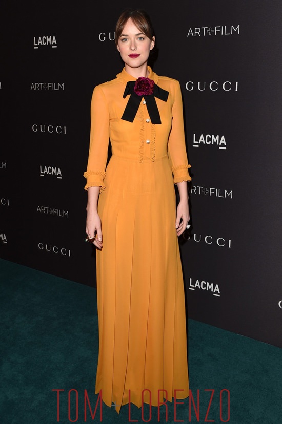 Dakota Johnson In Gucci At The Lacma 2015 Art Film Gala