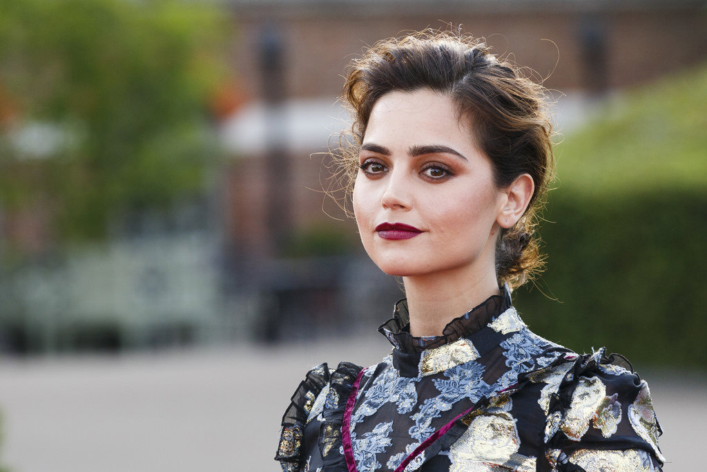 Jenna Coleman in Erdem at the "Victoria" London Premiere | Tom + Lorenzo