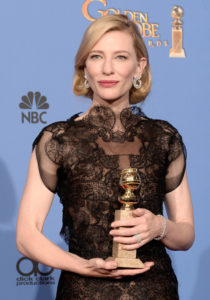 Cate Blanchett in Armani Privé at the 2014 Golden Globe Awards - Tom ...