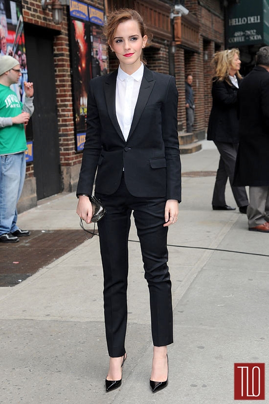 Emma Watson Saint Laurent David Letterman Tom Lorenzo Site TLO 2