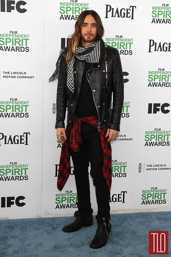 Jared Leto in Balmain at the 2014 Film Independent Spirit Awards - Tom ...