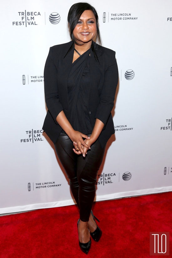 IN or OUT: Mindy Kaling in Helmut Lang and Saint Laurent at the 