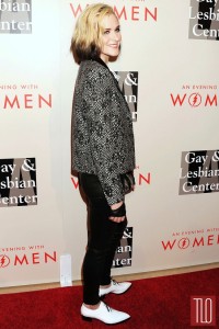 Evan Rachel Wood in The Kooples and J Brand at 