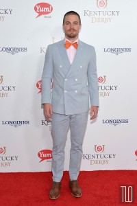 Stephen Amell at the 2014 Kentucky Derby  Tom + Lorenzo