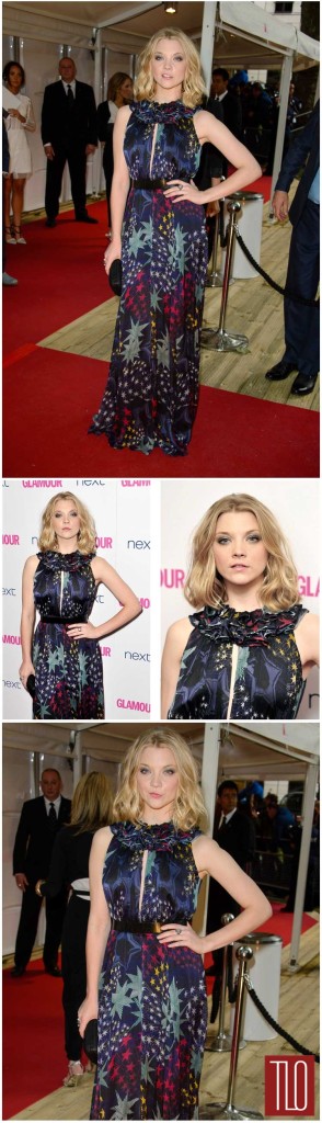 Natalie Dormer in Matthew Williamson at the 2014 Glamour Women of the