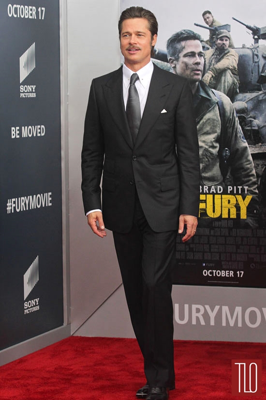 Brad-Pitt-Fury-Washington-DC-Movie-Premiere-Red-Carpet-Fashion-Tom-Ford-Tom-LOrenzo-Site-TLO (2)