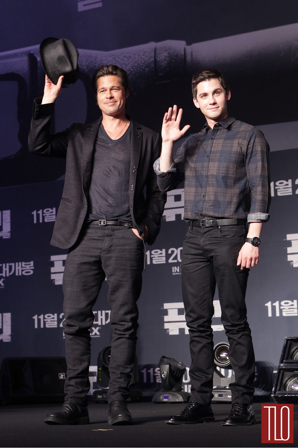 Brad-Pitt-Logna-Lerman-Fury-Seoul-Press-Conference-Tom-Lorenzo-Site-TLO (1)