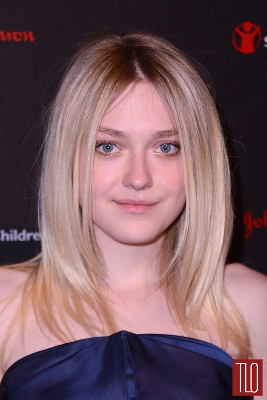 Dakota Fanning in Zac Posen at the 2014 Save The Children Illumination