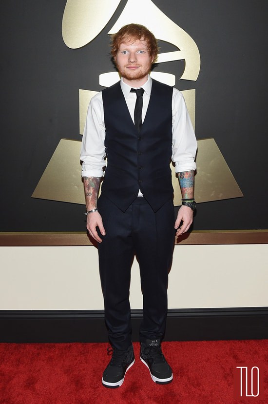 15-2015-Grammy-Awards-Red-Carpet-Rundown-Ed Sheeran