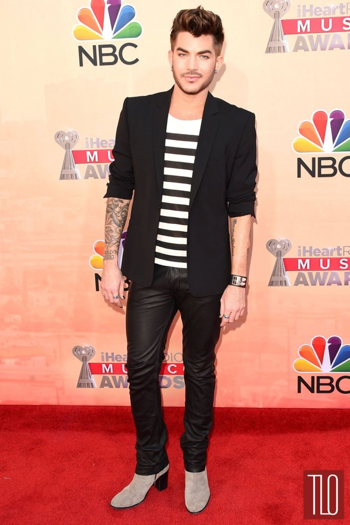 Adam Lambert at the 2015 iHeartRadio Music Awards Tom
