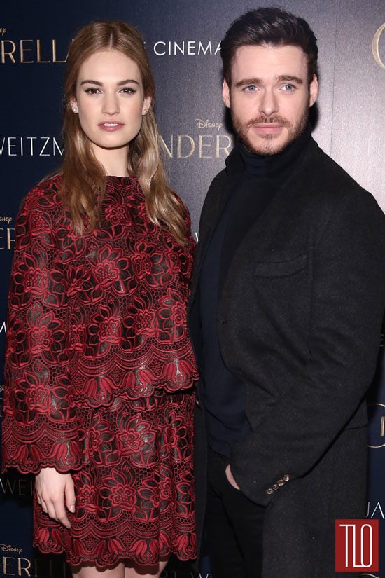 Lily James and Richard Madden at the 