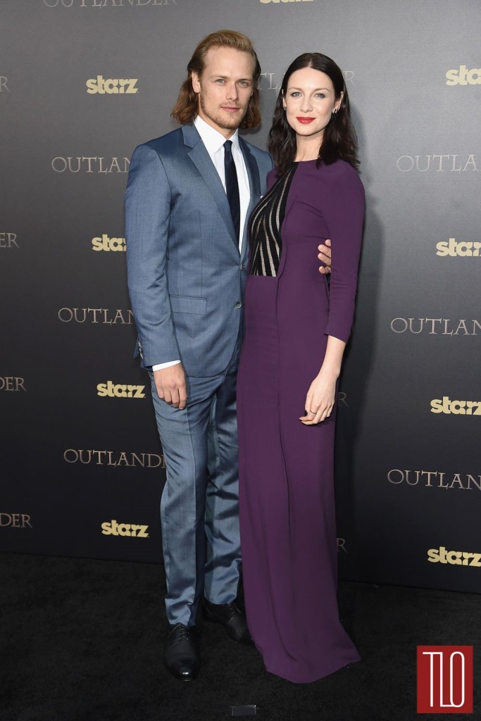 Sam Heughan And Caitriona Balfe At The Outlander Mid