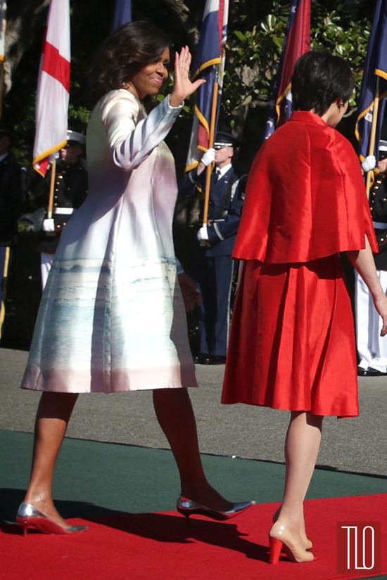 Michelle-Obama-Japanese-Prime-Minister-Shinzo-Abe-Akie-Abe-White-House-Visit-Monique-Luhillier-Fashion-Tom-Lorenzo-Site-TLO (5)