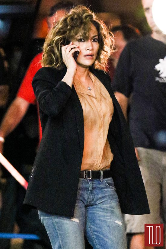 Jennifer Lopez on the Set of 