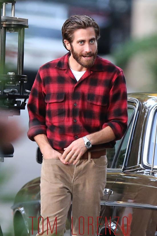 Jake Gyllenhaal on the Set of 