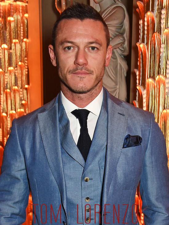 Luke Evans At The London Collections Men Aw16 Opening Party 