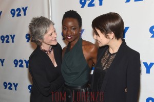 Melissa McBride, Danai Gurira and Lauren Cohan at 'The Walking Dead