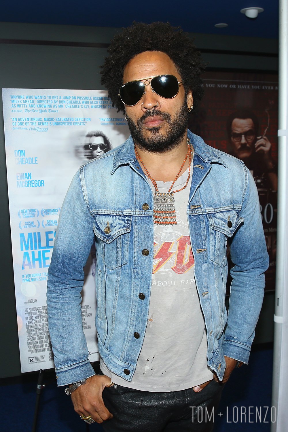Lenny Kravitz At The Miles Ahead Los Angeles Premiere