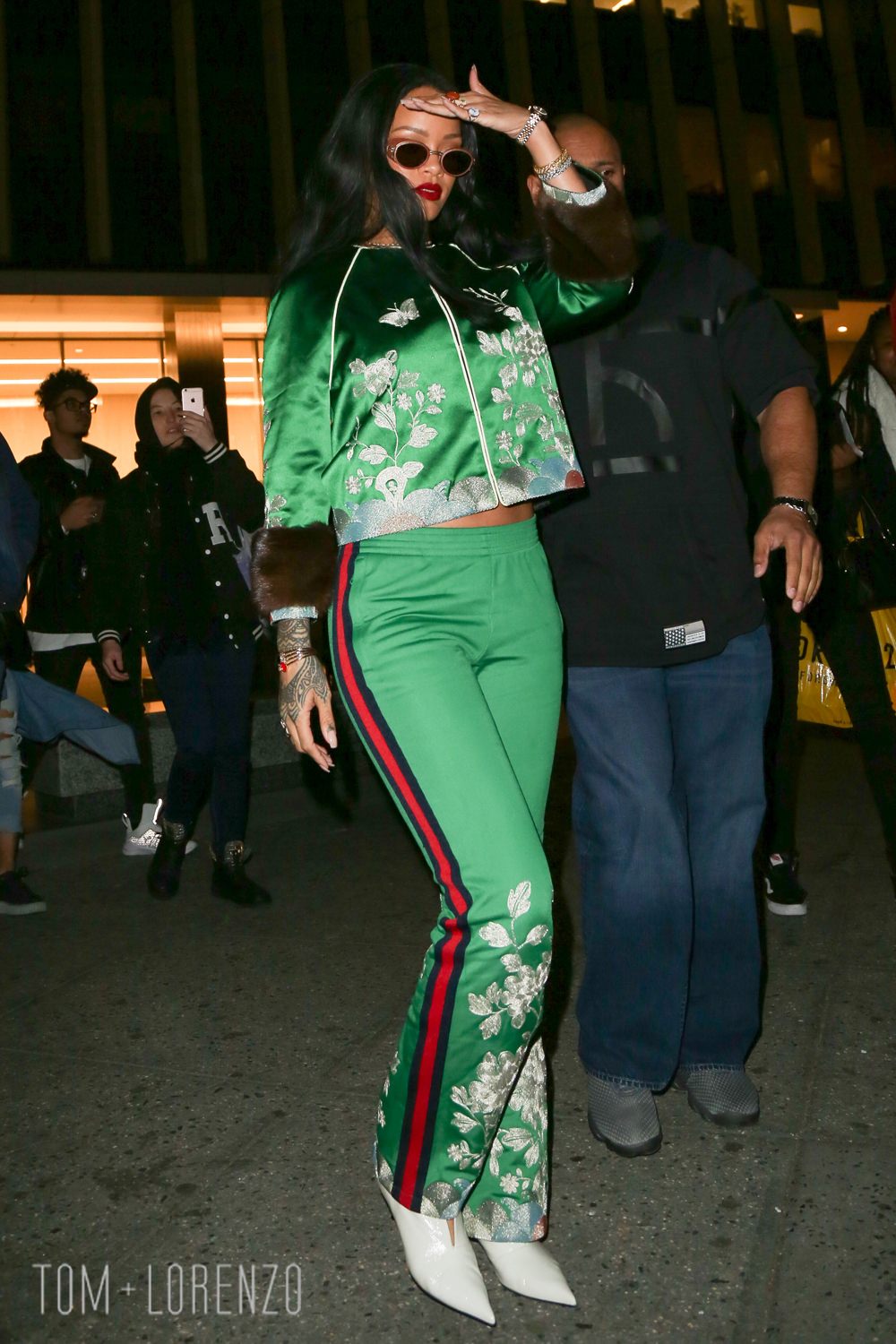 Rihanna Out and About in Gucci - Tom + Lorenzo