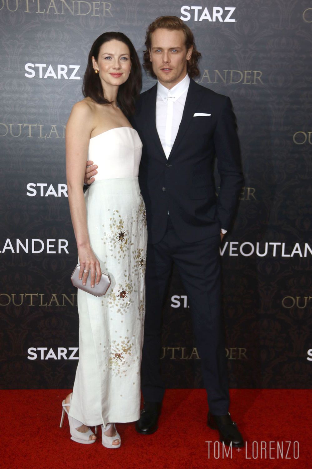 Caitriona Balfe And Sam Heughan At The Outlander New