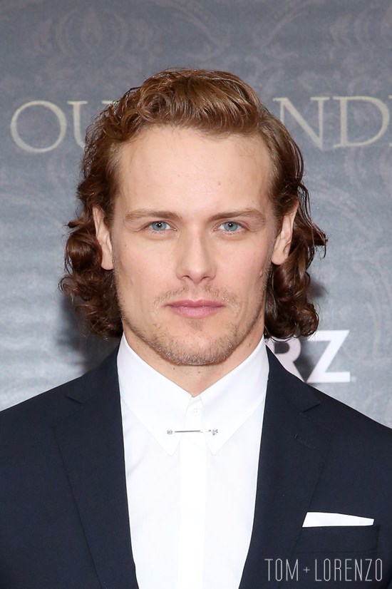 Caitriona Balfe and Sam Heughan at the "Outlander" New ...