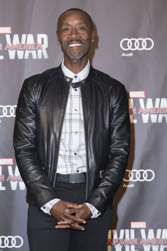 52028336 Celebrities attend 'Captain America: Civil War' Premiere at Le Grand Rex on April 18, 2016 in Paris, France. Celebrities attend 'Captain America: Civil War' Premiere at Le Grand Rex on April 18, 2016 in Paris, France. Pictured: Don Cheadle FameFlynet, Inc - Beverly Hills, CA, USA - +1 (310) 505-9876 RESTRICTIONS APPLY: USA ONLY