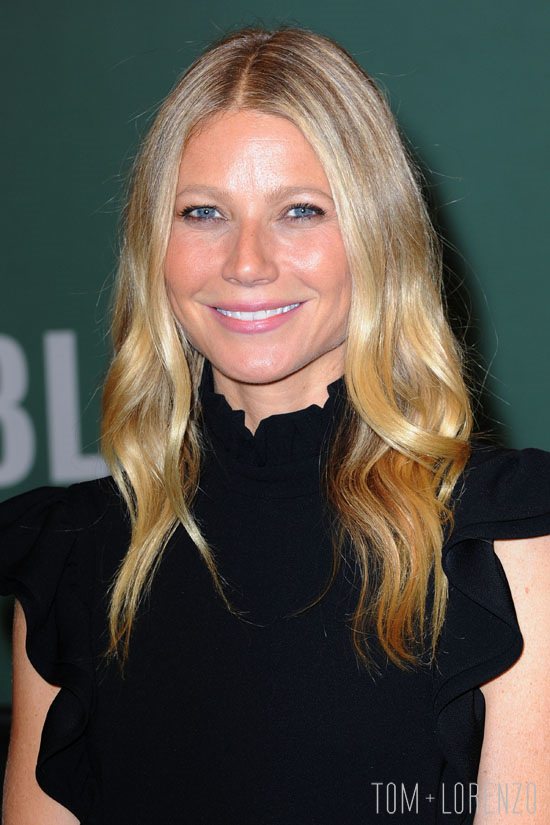 April 12, 2016: Gwyneth Paltrow signs copies of her new book, "It's All Easy: Delicious Weekday Recipes for the Super-Busy Home Cook," at Barnes & Noble in New York City. Mandatory Credit: Kristin Callahan/ACE/INFphoto.com Ref: infusny-220