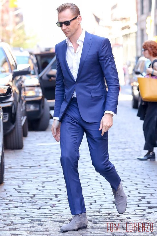 Tom Hiddleston Out and About in NYC | Tom + Lorenzo