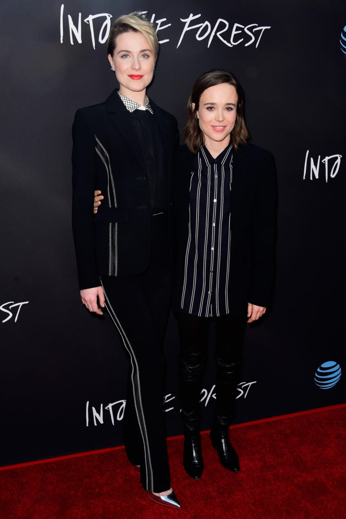 Evan Rachel Wood And Ellen Page At The Into The Forest