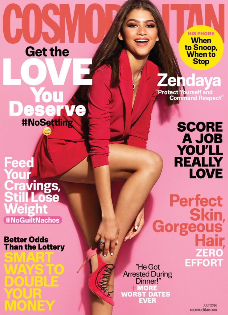 Zendaya Coleman For Cosmopolitan Magazine Tom Lorenzo