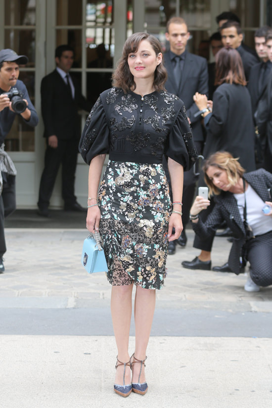Marion Cotillard at the Christian Dior Couture Show | Tom + Lorenzo
