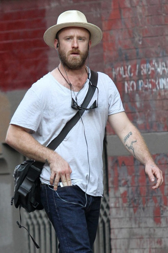 Ben Foster Steps Out in NYC | Tom + Lorenzo