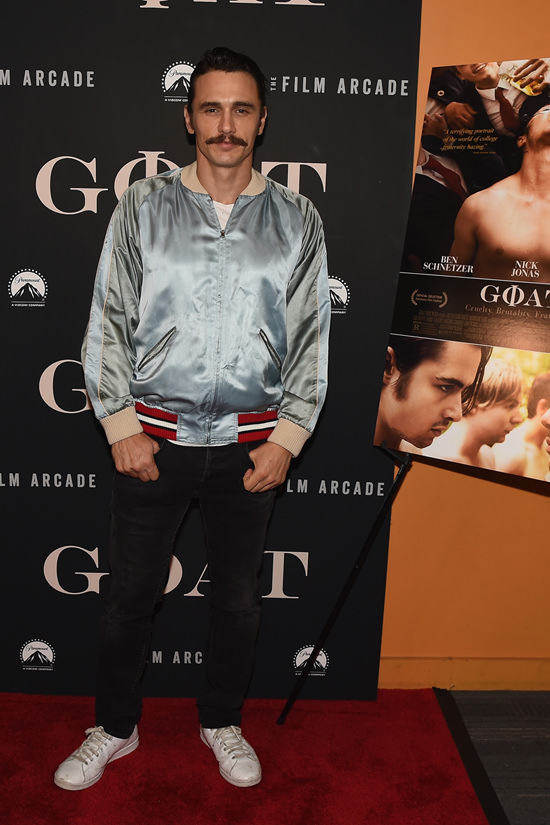 Nauwkeurig Festival pik James Franco in Gucci at the "GOAT" New York Premiere - Tom + Lorenzo