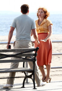 Justin Timberlake and Kate Winslet on the Set of Woody 