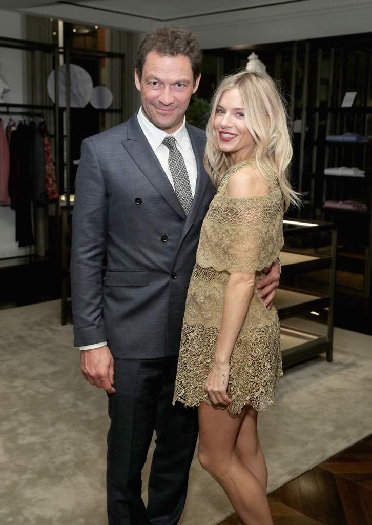 Dominic West and Sienna Miller Celebrate 