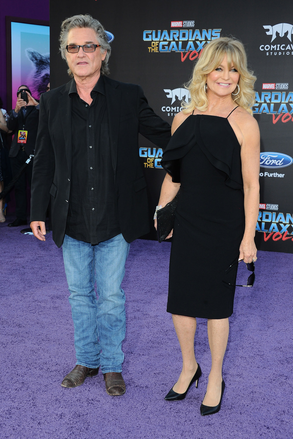 Kurt Russell and Goldie Hawn Have a Blast at the 