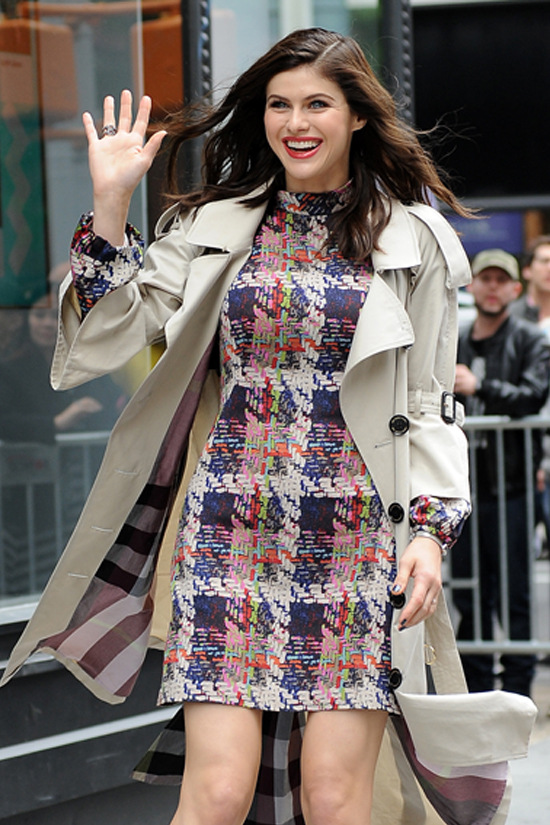 Style File: Alexandra Daddario Grabs Her Coat in NYC | Tom + Lorenzo