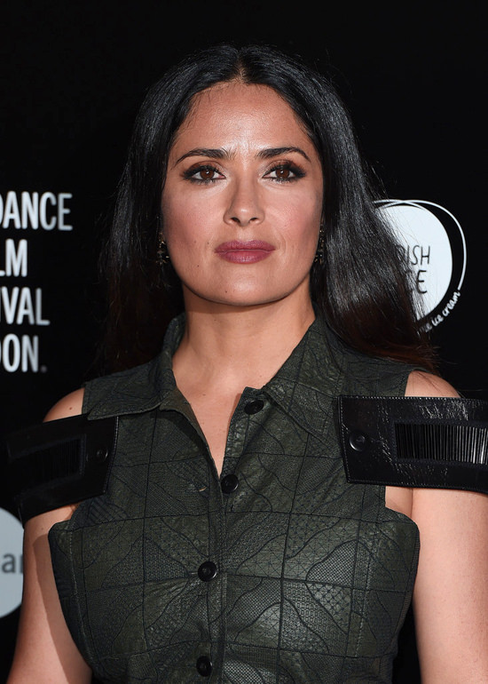 Salma Hayek Gets it Chic in Bottega Veneta And We Feel We Owe Her This ...