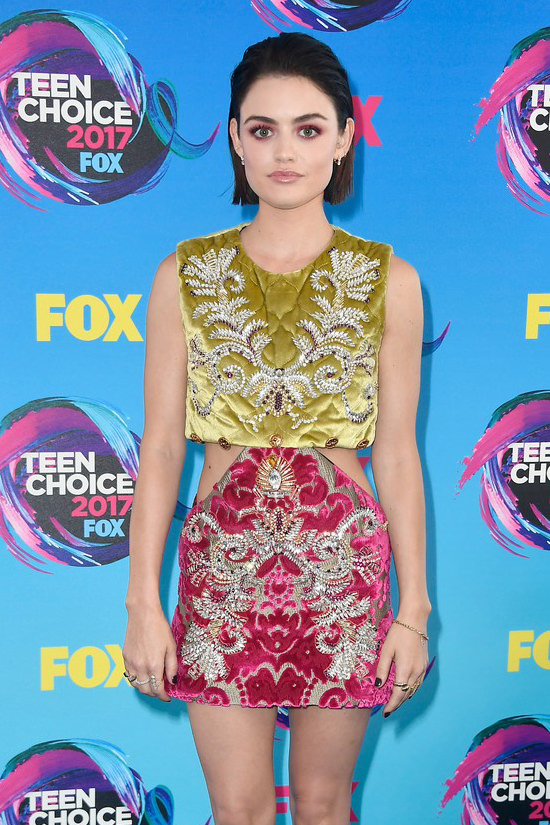 Lucy Hale STUNS US in Fausto Puglisi at the Teen Choice Awards | Tom ...