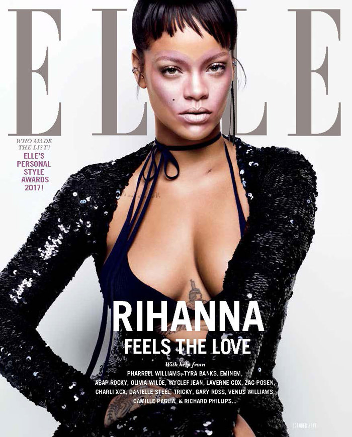Rihanna Covers The October Issue Of Elle Magazine Tom