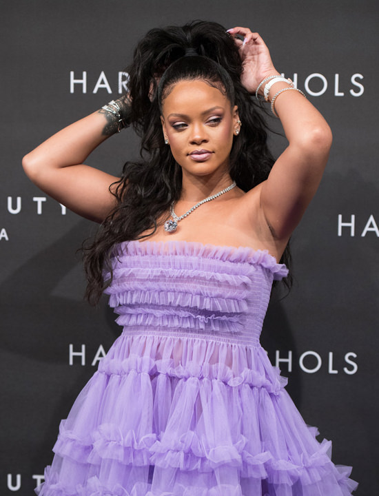 rihanna molly goddard dress