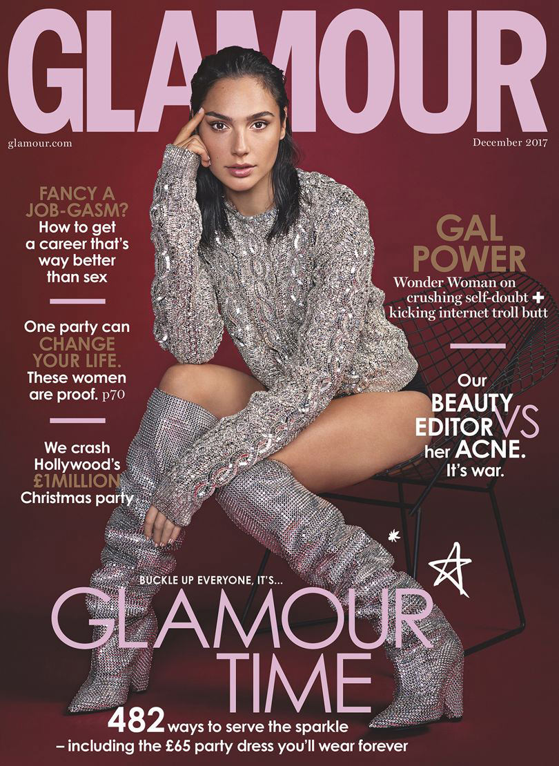 Gal Gadot Covers the December Issue of Glamour UK Magazine | Tom + Lorenzo