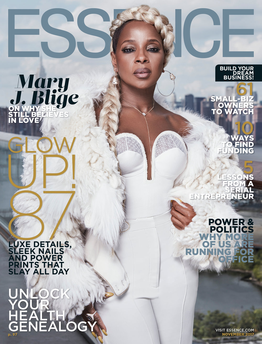 Mary J. Blige Covers the November Issue of Essence Magazine | Tom + Lorenzo