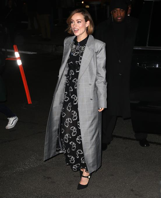 Olivia Wilde is Smart, Sparkly, and Serving Coat Porn at BUILD Series