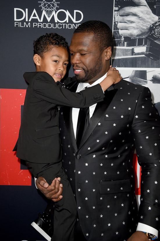 50 Cent at the "Den of Thieves" Los Angeles Premiere with ...
